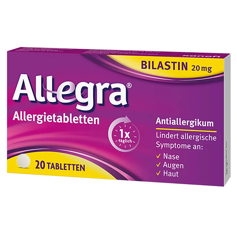 ALLEGRA Allergietabletten 20 mg Tabletten