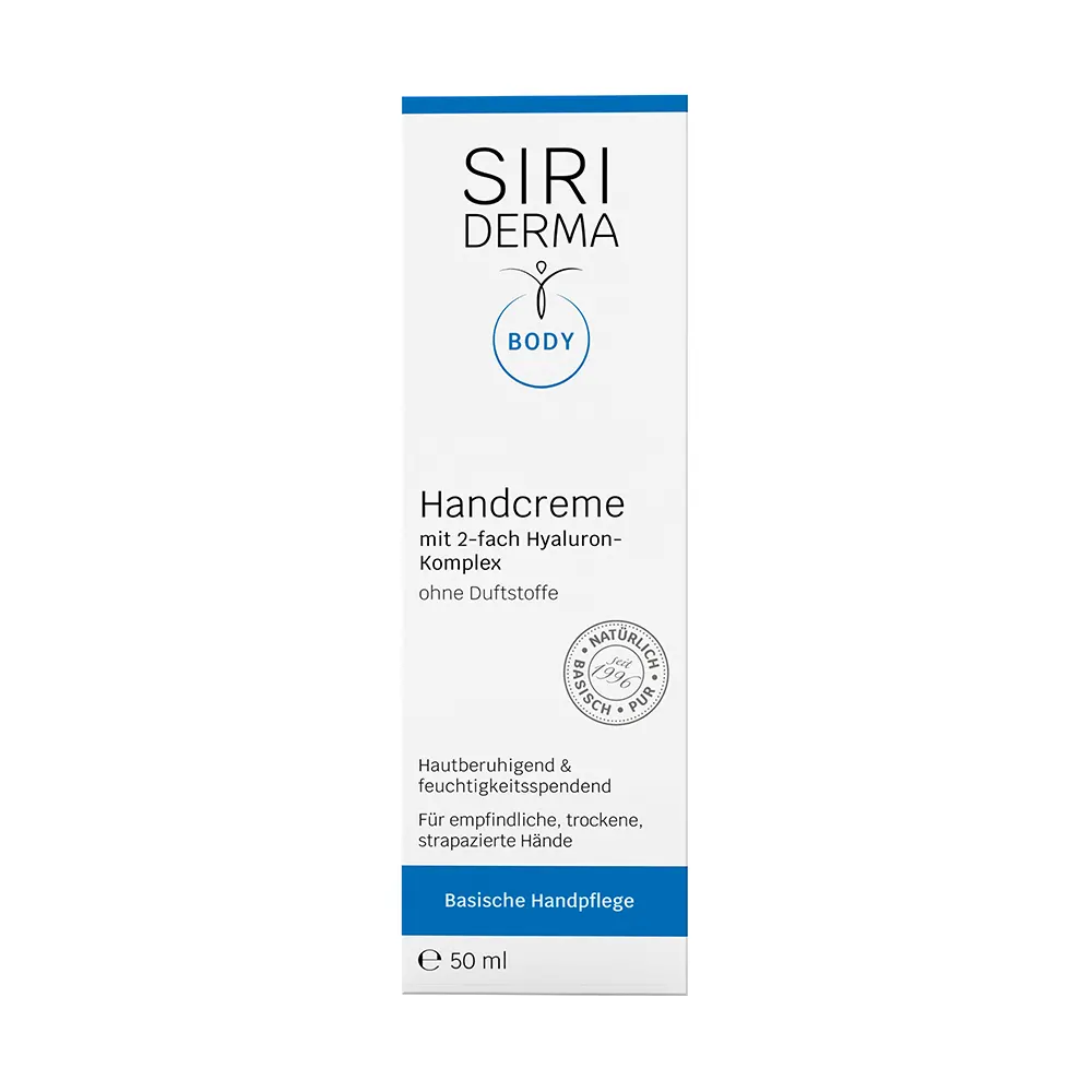 SIRIDERMA Handcreme ohne Duftstoffe